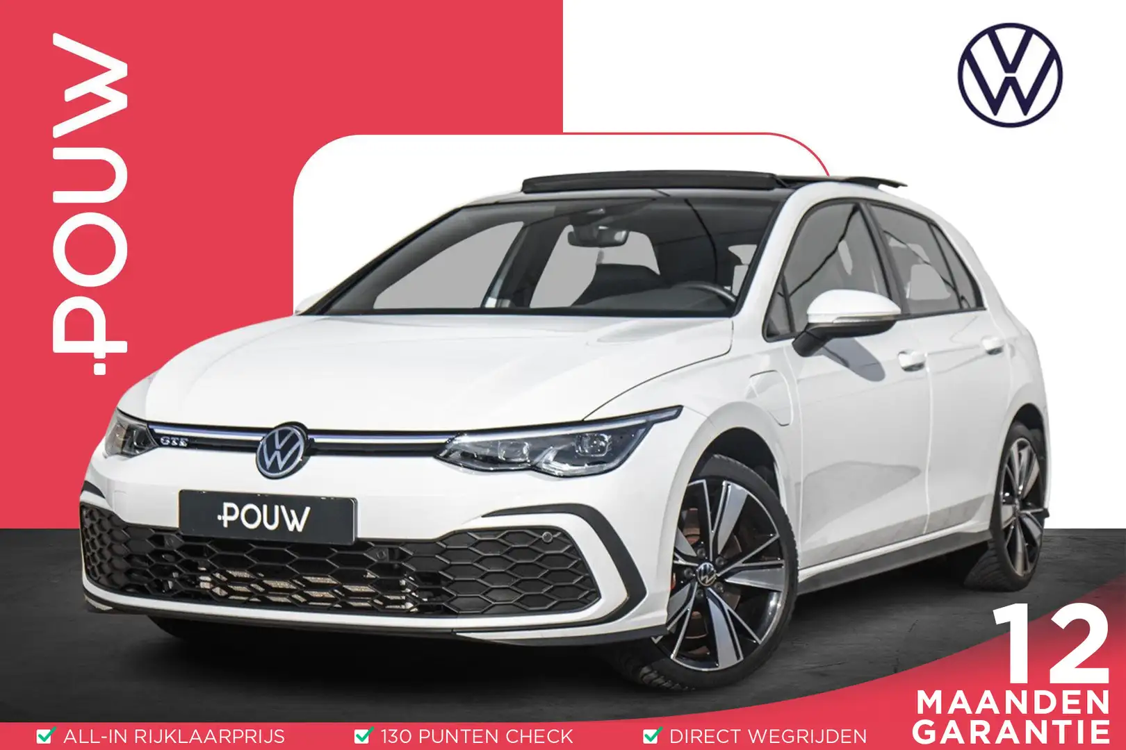 Volkswagen Golf GTE 1.4 245pk DSG eHybrid | Panoramadak | Stoel-/Stuur Bianco - 1