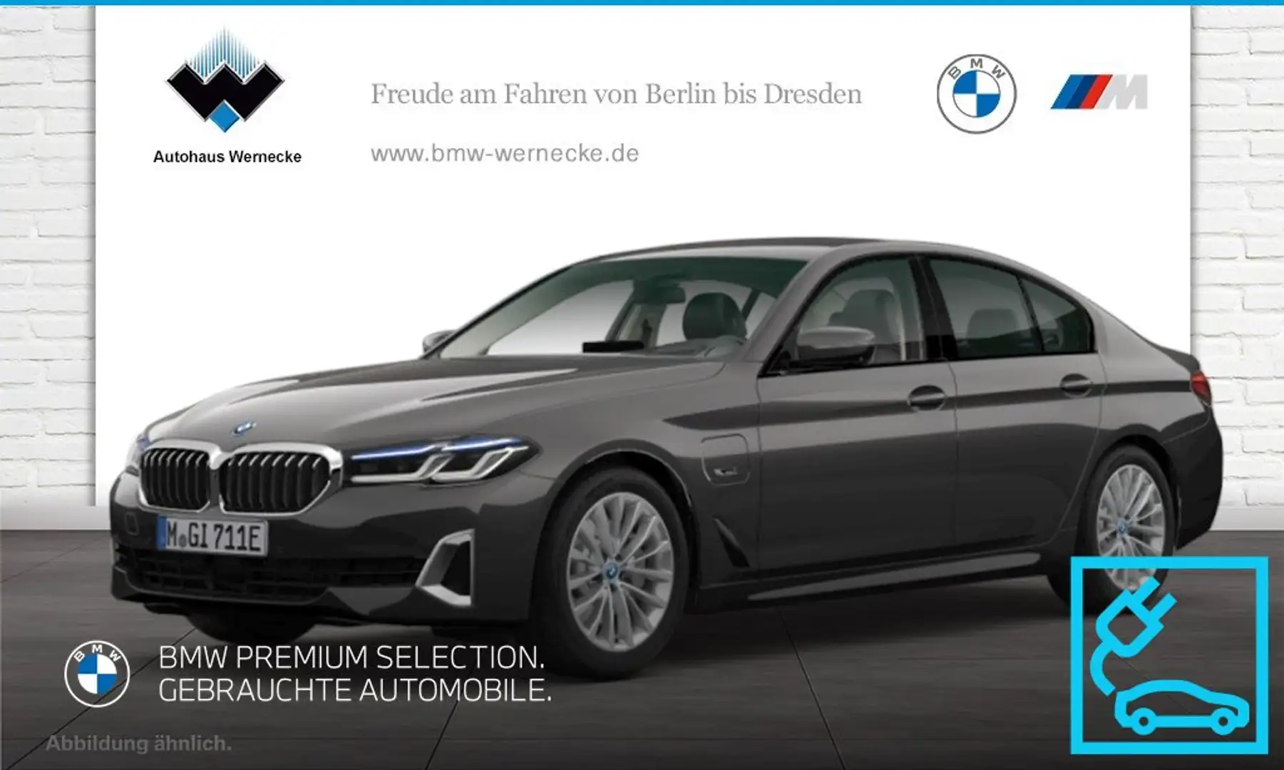 BMW 530 e Limousine Head-Up HK HiFi DAB WLAN Shz Gris - 1