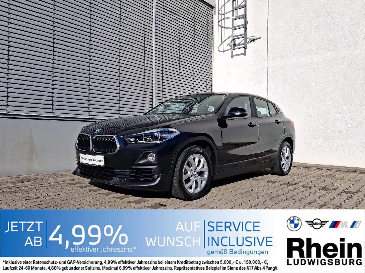 BMW X2 sDrive18i Negro - 1