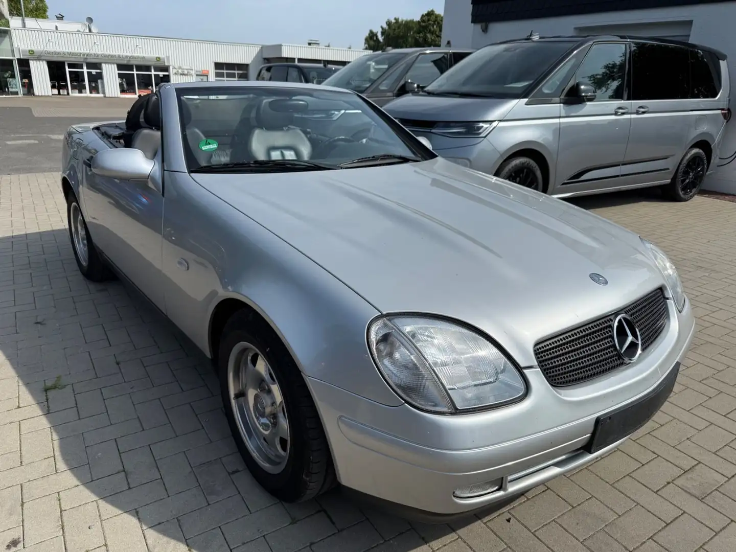 Mercedes-Benz SLK 200 /1 Hand/Leder/Klima/Scheckheftgepflegt Silber - 1