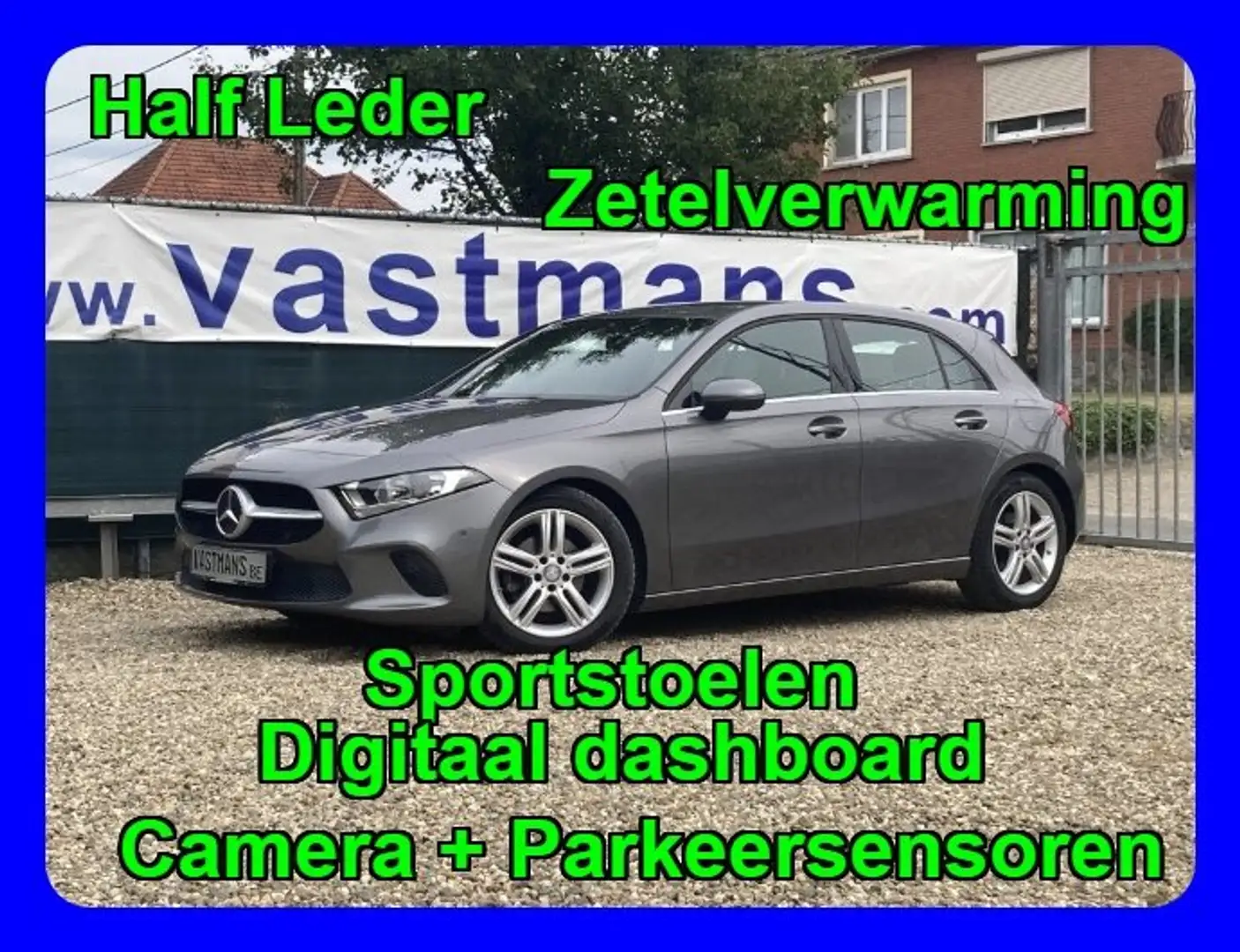 Mercedes-Benz A 160 Benzine Sportstoelen Half Leder / Camera / Cruise Grijs - 1