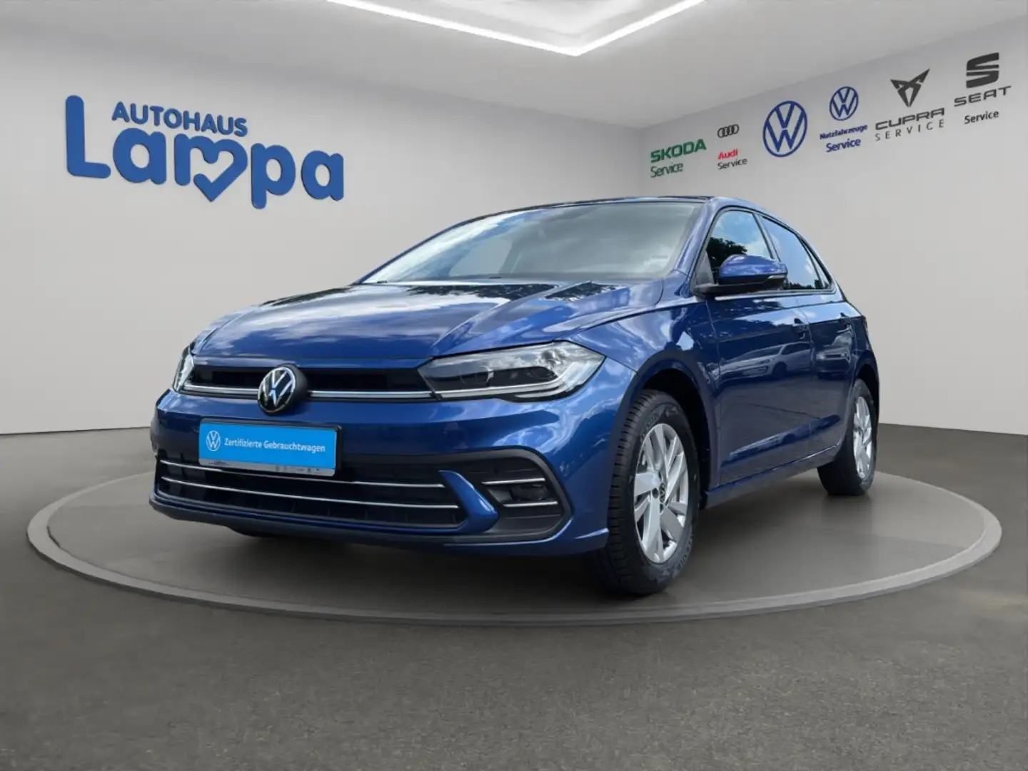 Volkswagen Polo VI Style 1.0 TSI DSG RFK,SHZ,ACC,Matrix-LED Blau - 2