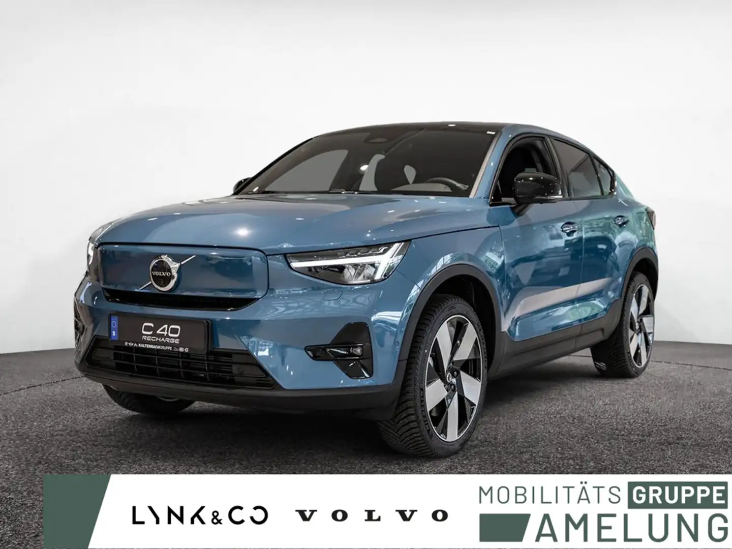 Volvo C40 Twin Motor AWD Ultimate STANDHZ 360° PANO Blau - 1