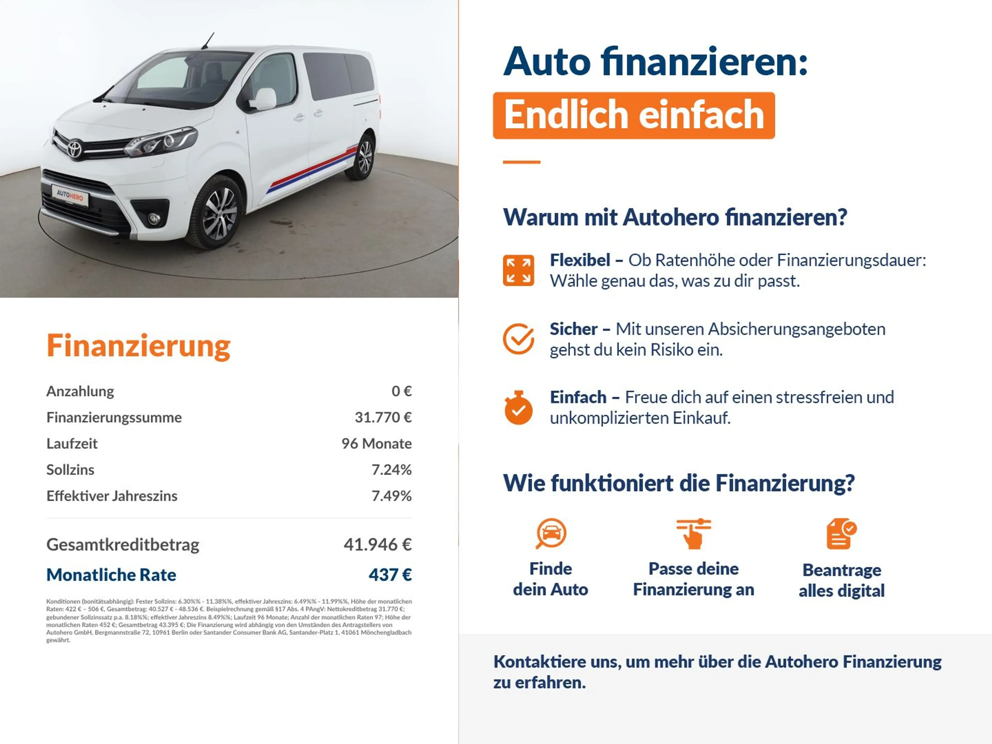 Toyota Proace 2.0 D-4D L1 Executive Aut.*NAVI*CAM*TEMPO*SHZ* — photo 2