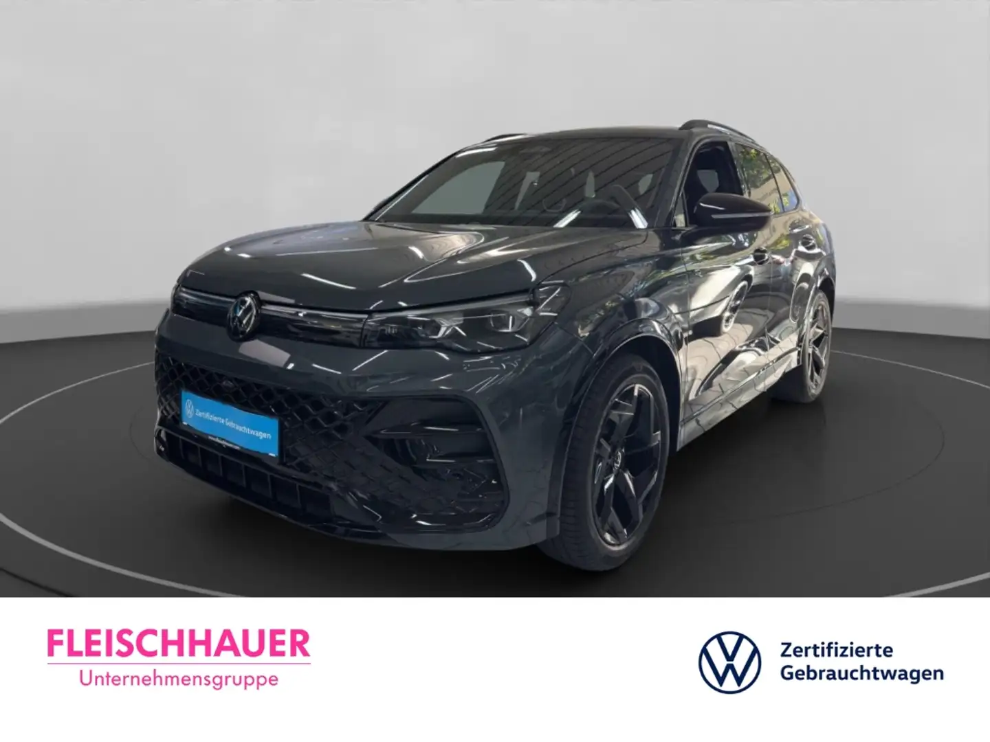 Volkswagen Tiguan 2.0 TDI R-Line MATRIX+AHK+ACC+360°RFK+NAVI+cARPLAY Grau - 1