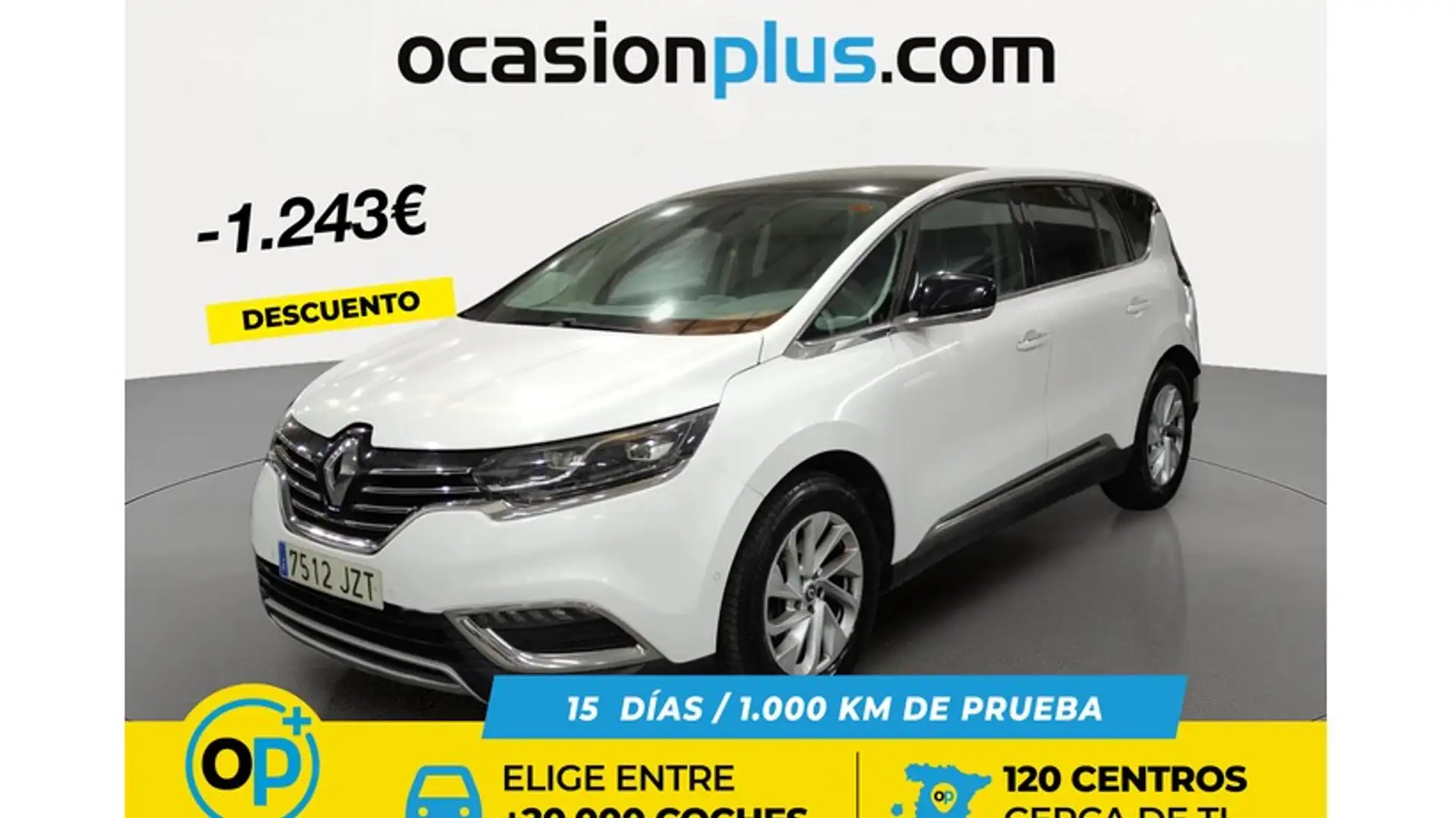 Renault Espace 1.6dCi Energy Zen 96kW Blanco - 1