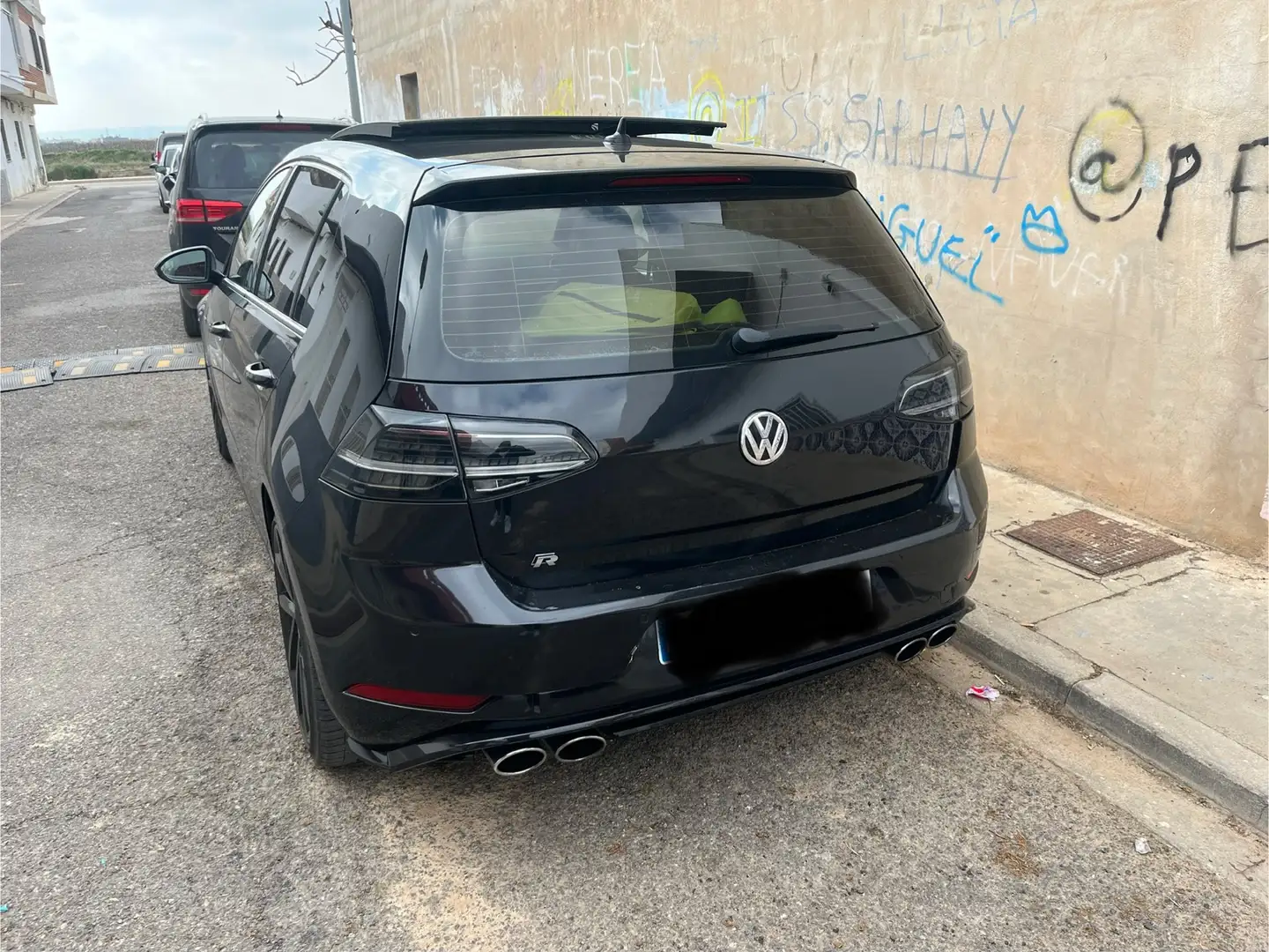 Volkswagen Golf R muchas extras Fekete - 2