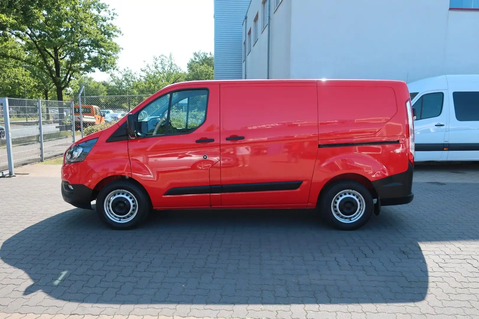 Ford Transit Custom 1. Hand / Klima / Werkstattein. Rot - 2