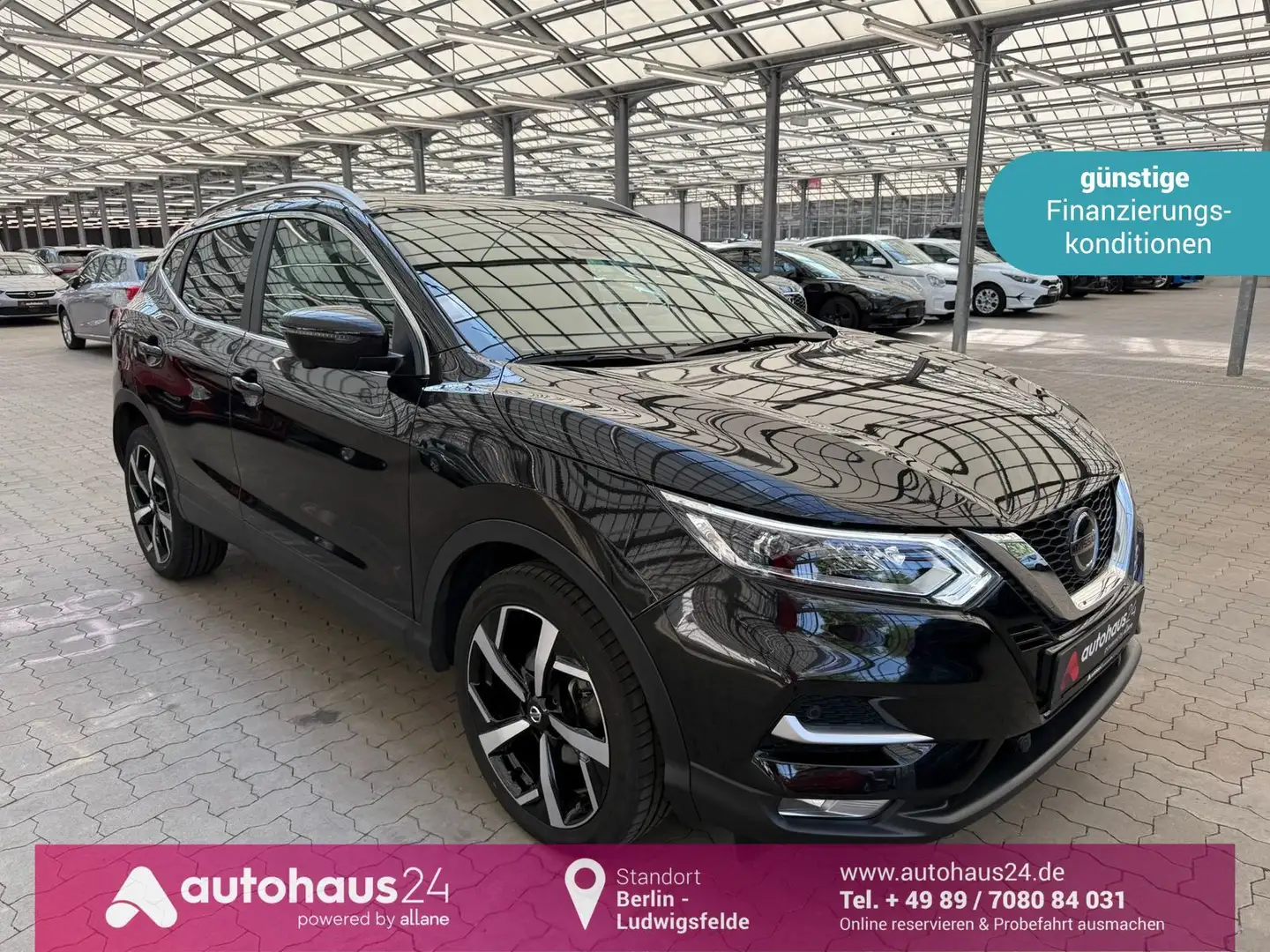 Nissan Qashqai 1.3DIG-T  Akari|LED|Pano|CarPlay|Sitzhzg Noir - 1