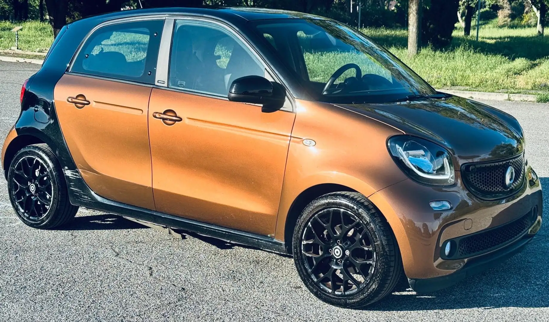 smart forFour 1.0 Prime 71cv twinamic-IN ARRIVO-LED-NAVI-TETTO Marrón - 2