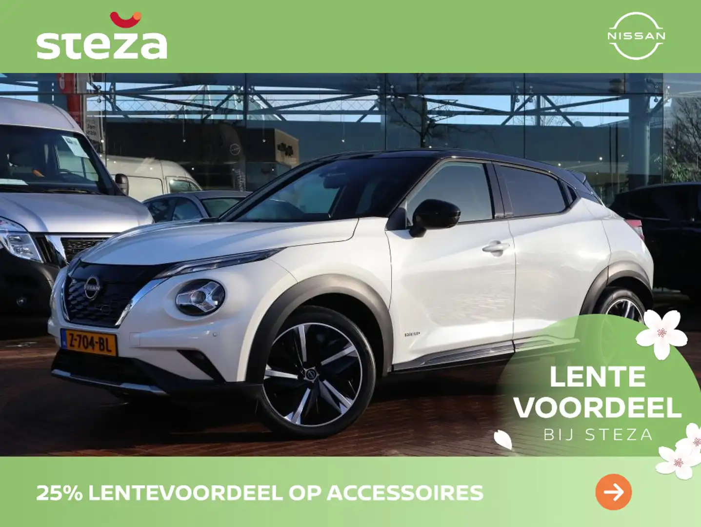 Nissan Juke 1.6 Hybrid N-Design | Adapt. Cruise | 360 Camera | Wit - 1
