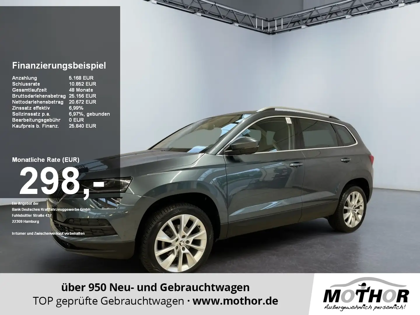 Skoda Karoq Style 1.5 TSI DSG Smartlink el.Heckklappe Grau - 1