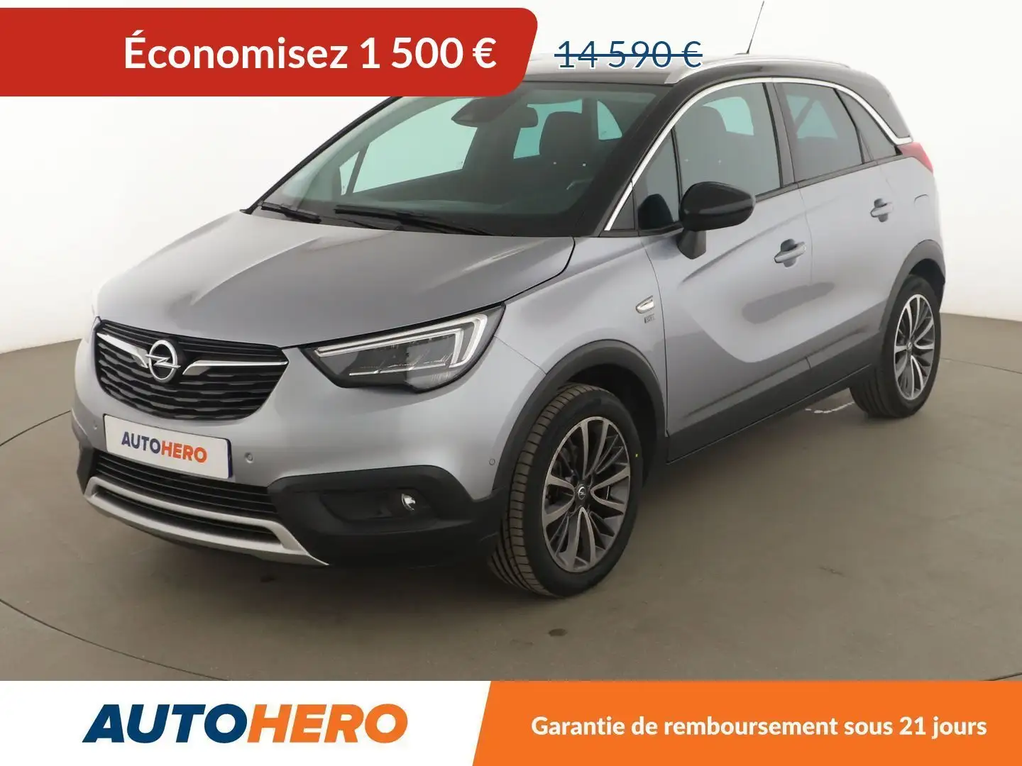Opel Crossland X 1.5 Diesel Design 120 ans Auto Gris - 1