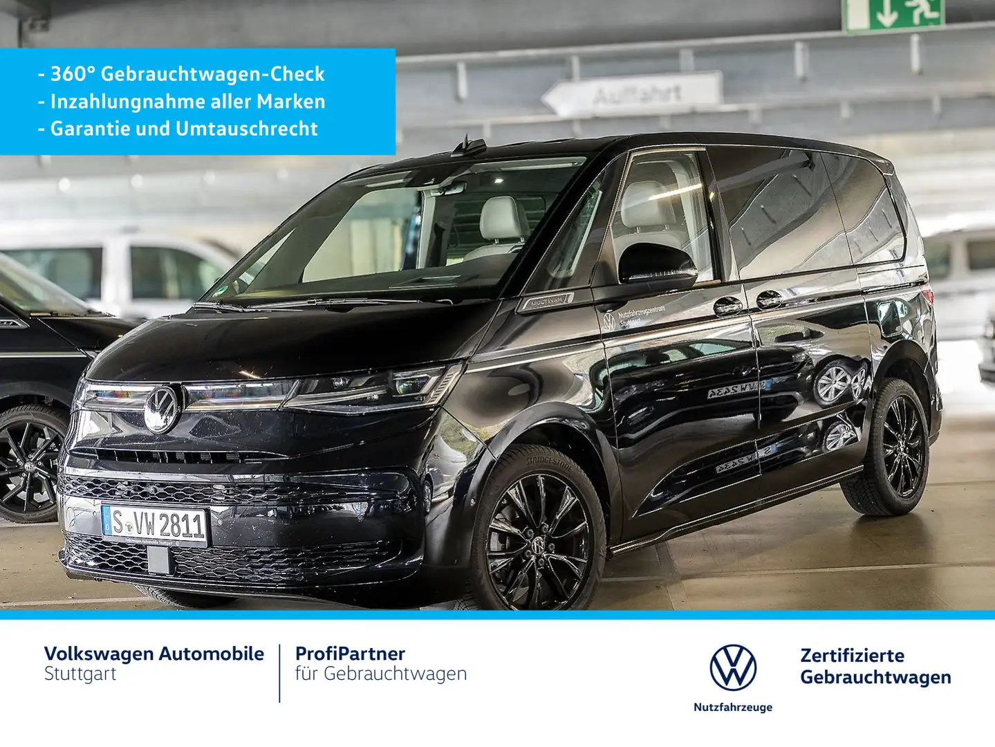 Volkswagen T7 Multivan Style DSG 2.0 TDI Euro 6d ISC FCM Schwarz - 2