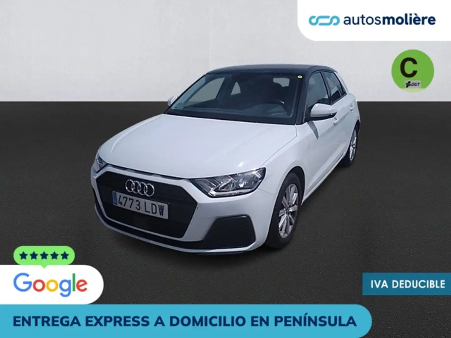 Audi A1 Sportback 30 TFSI Advanced Blanc - 1