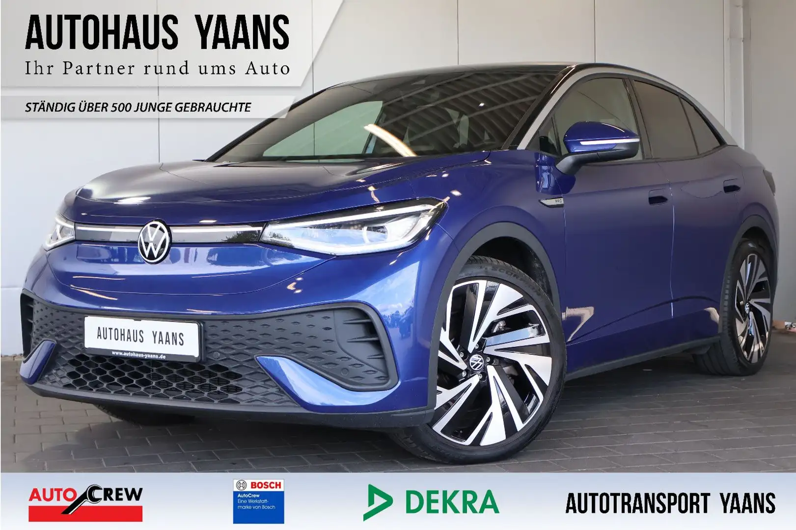 Volkswagen ID.5 Pro Performance WÄRMEPUM.+LED+PANO+AHK Modrá - 1