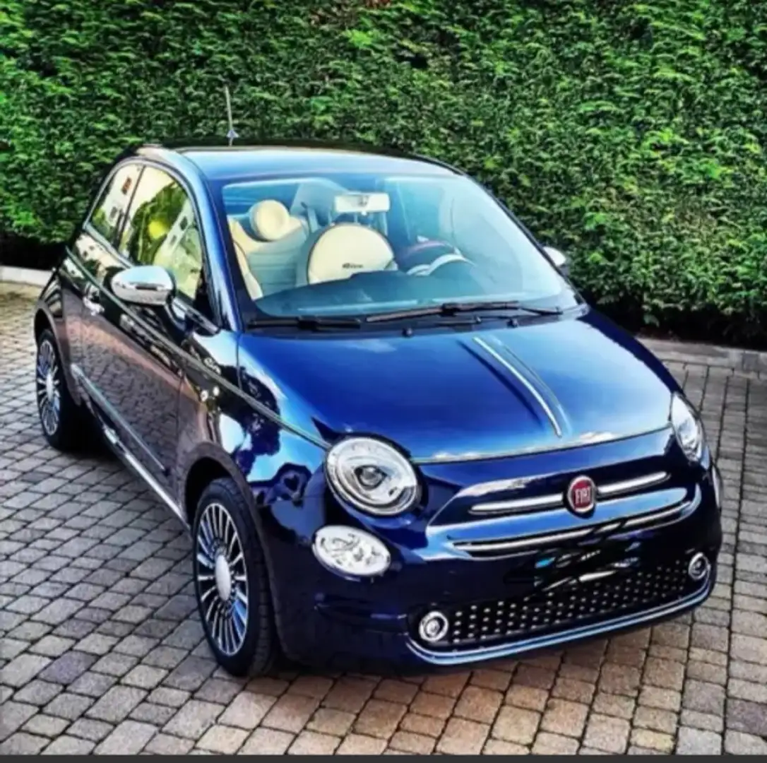 Fiat 500 1.2 Riva 69cv con tetto apribile Blu/Azzurro - 1