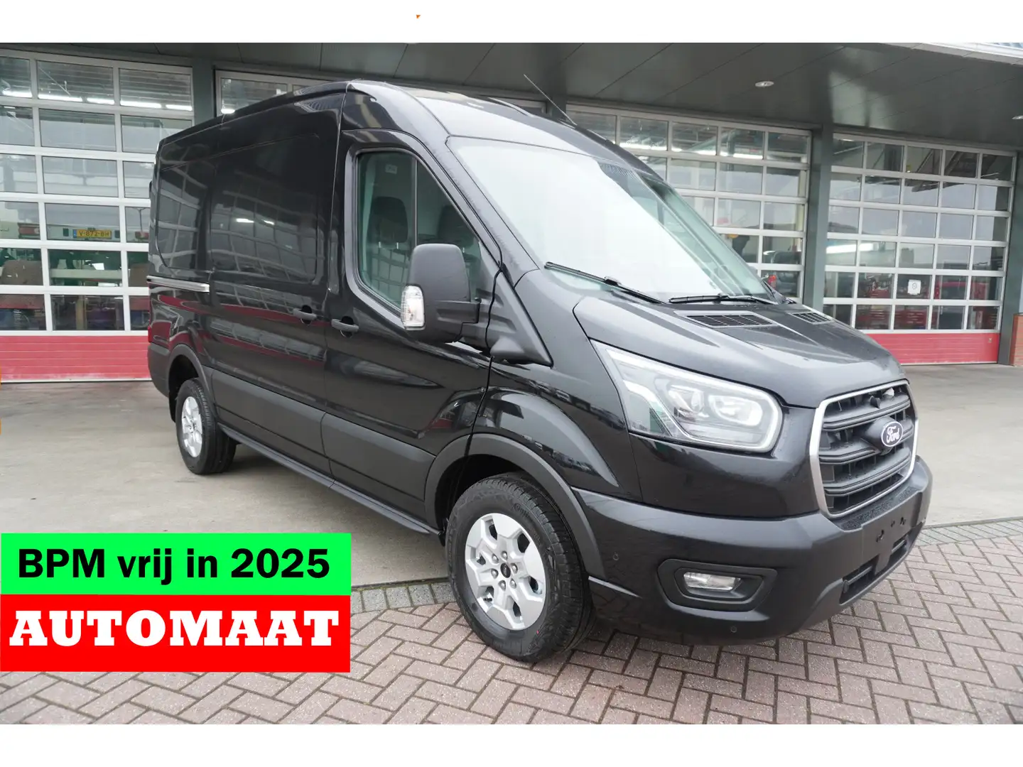 Ford Transit 350M 2.0 TDCI 165PK L2H2 Limited Automaat Nr. V108 Černá - 1