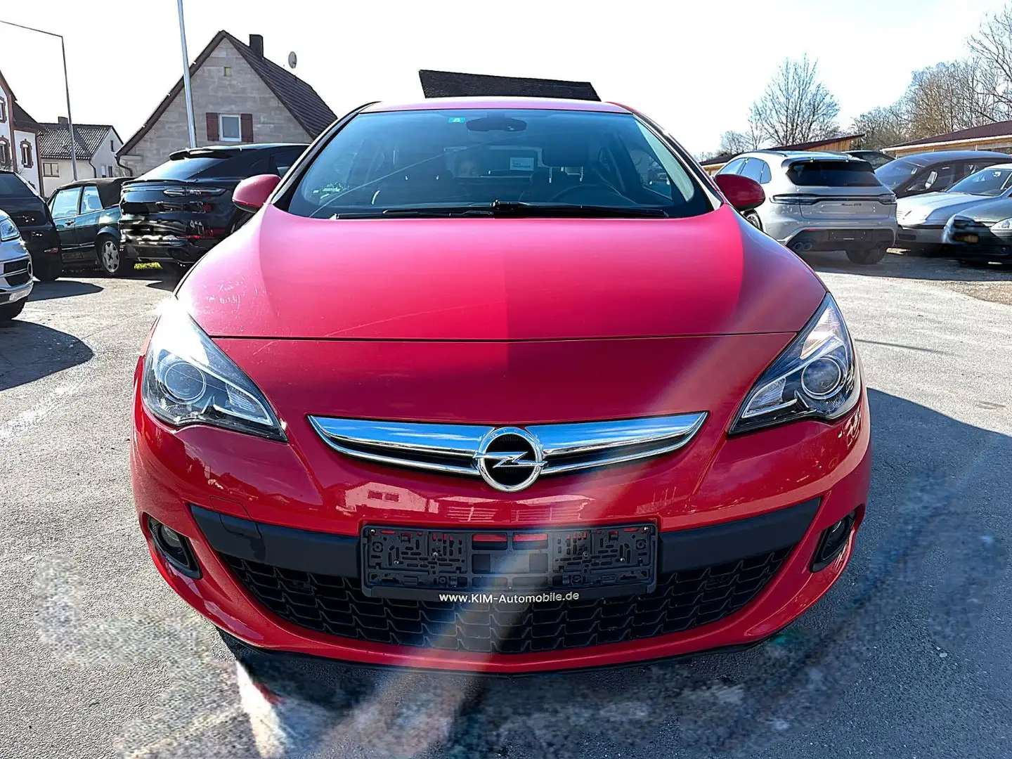 Opel Astra J GTC Basis SPORT/KLIMAAUTOM/LENKRADH/NAVI Rouge - 2