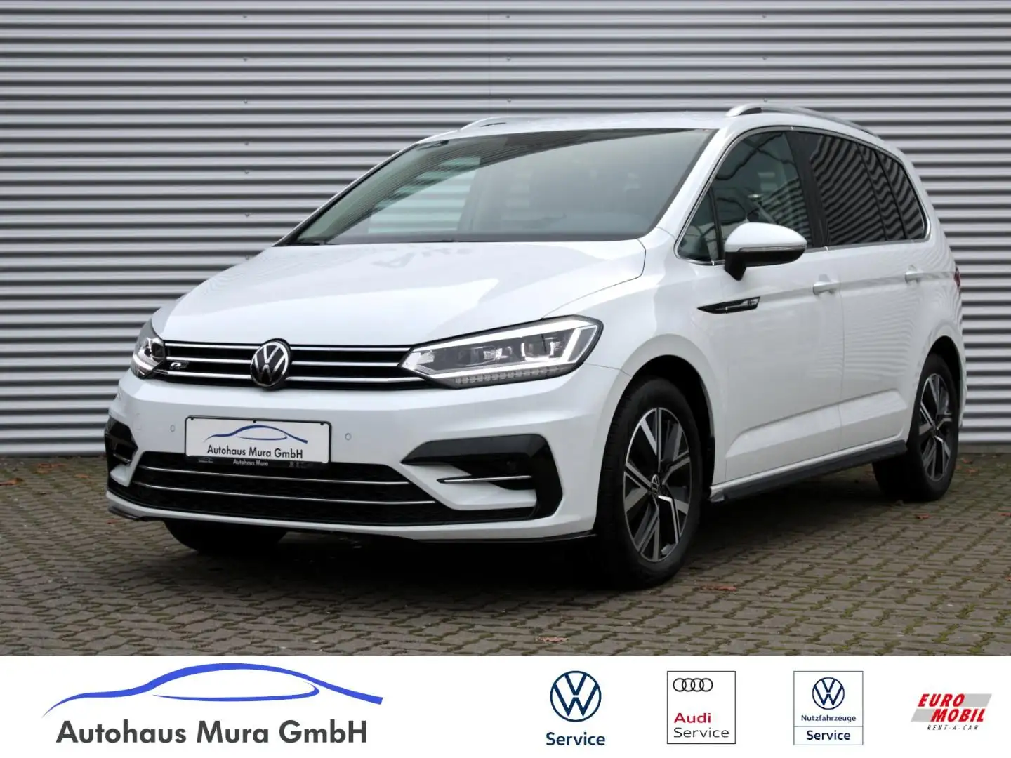 Volkswagen Touran Highline 1.5TSI DSG R-Line LED Navi RFK A Weiß - 1