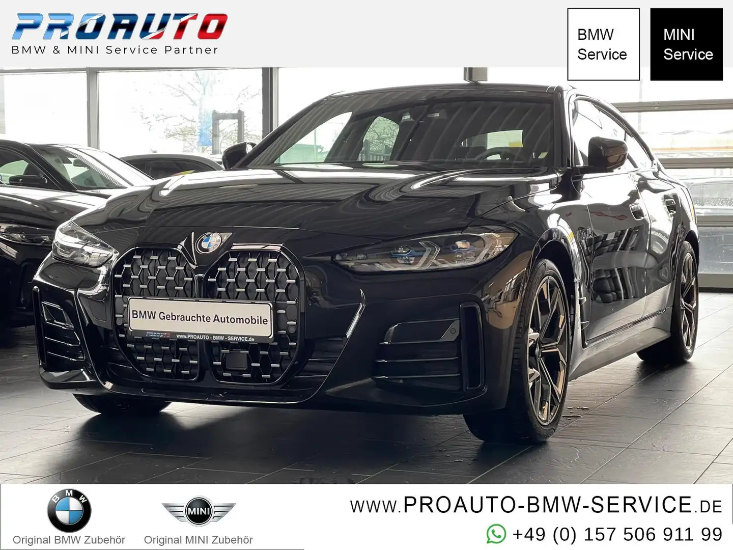 BMW 430 i Gran Coupe M Sport LASER/ACC/LiveCoPro/HUD/19° crna - 1