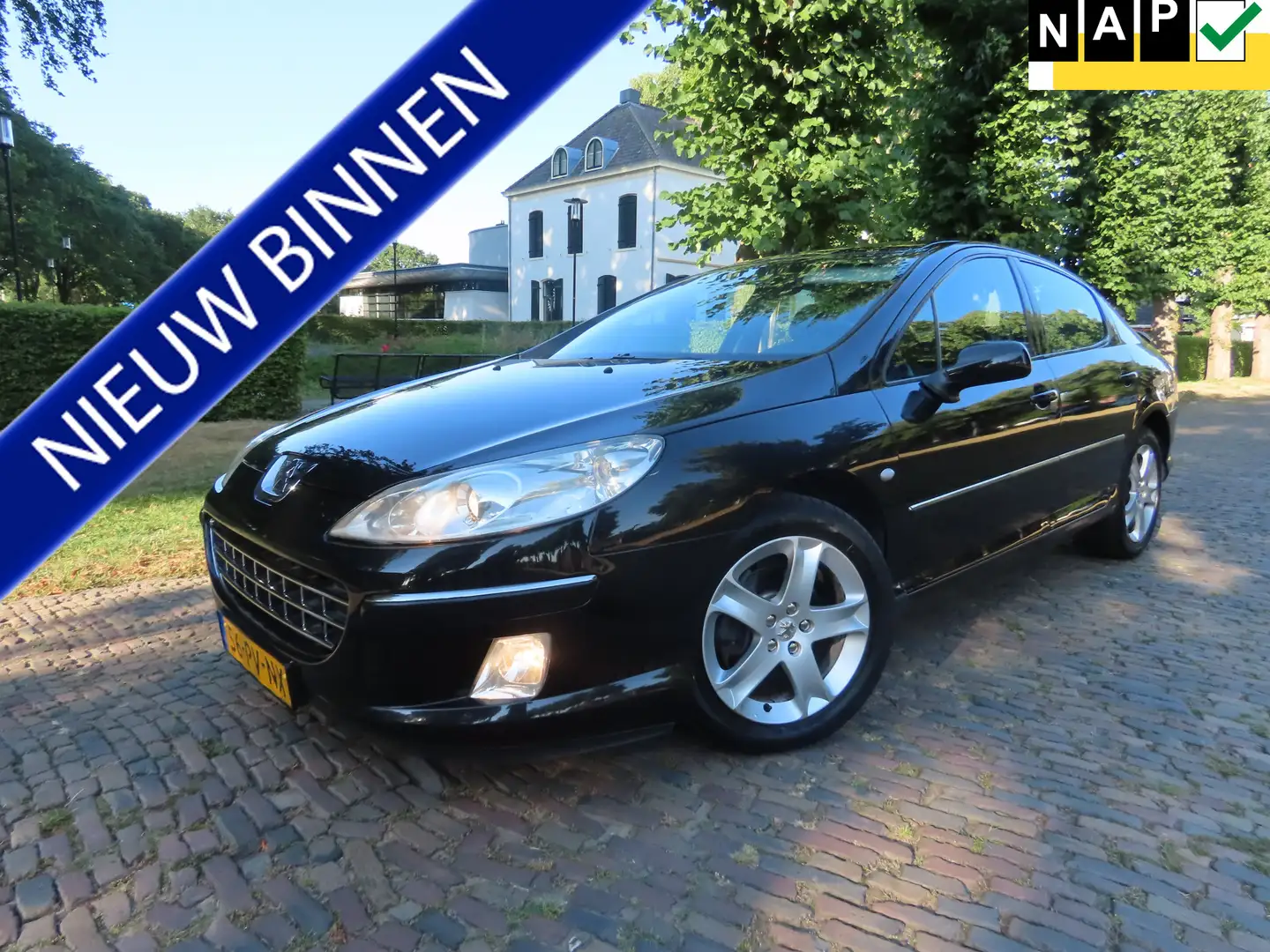Peugeot 407 2.0-16V XS 136 PK !!! Ecc Cruisecontrol Leer/Stof Zwart - 1