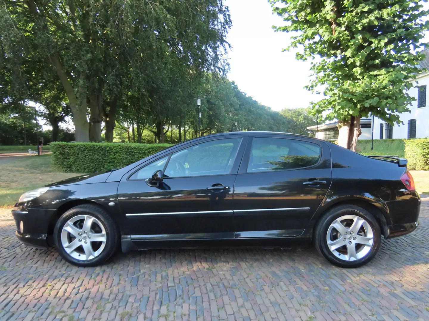 Peugeot 407 2.0-16V XS 136 PK !!! Ecc Cruisecontrol Leer/Stof Zwart - 2