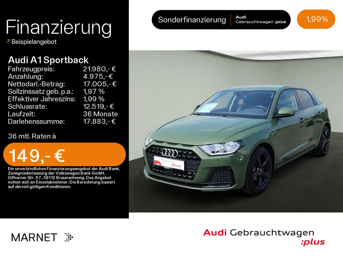 Audi A1 Advanced 25 TFSI*Alu*PDC*Virtual Co Vert - 1