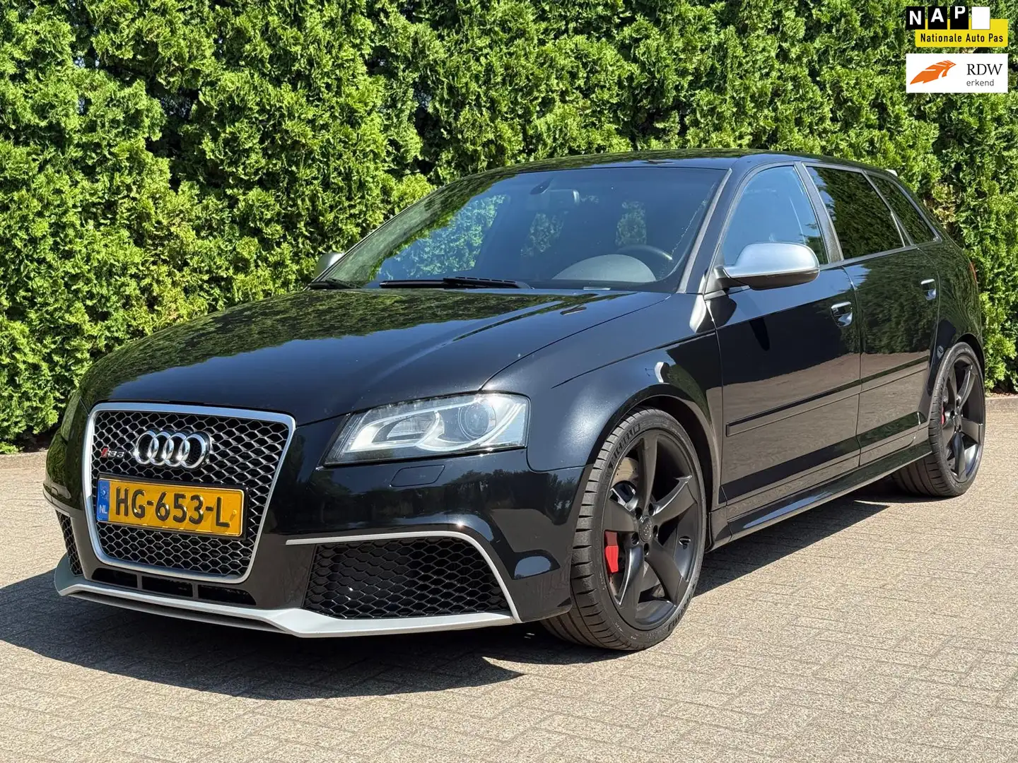 Audi RS3 A3 Sportback 2.5 T quattro schaalstoelen zwart lee Zwart - 1