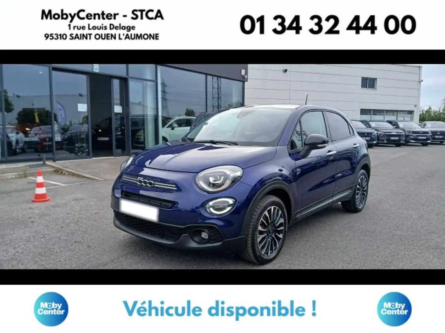 Fiat 500X 1.5 FireFly Turbo 130ch S/S Hybrid Pack Confort \u0026 Style DCT7 Bleu - 1