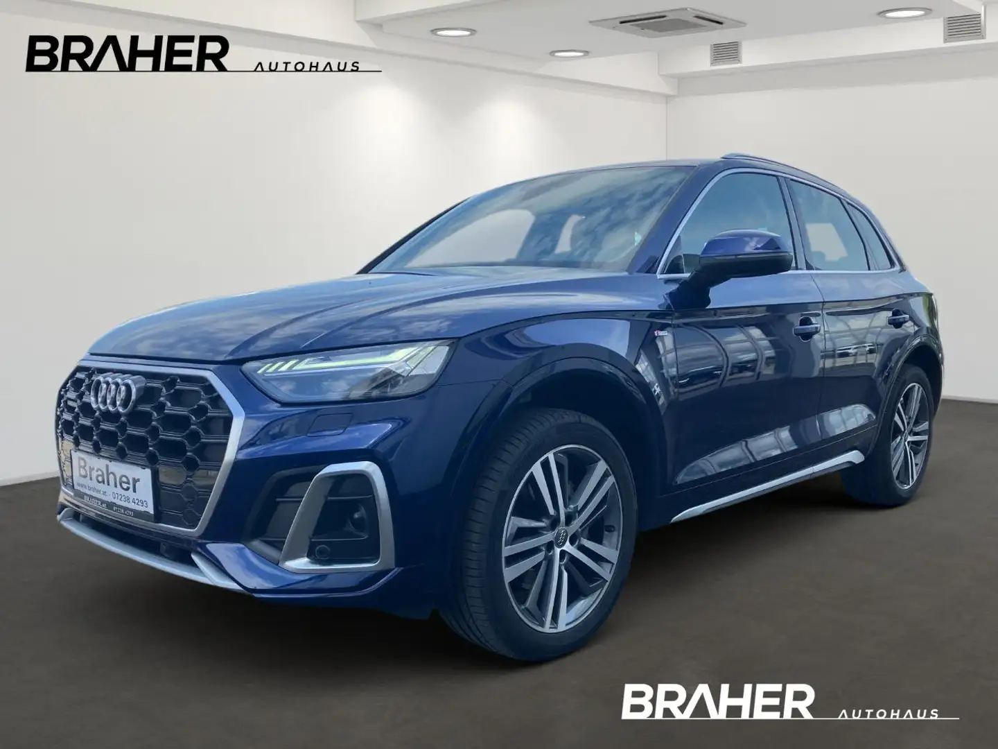 Audi Q5 40 2.0 TDI quattro S-Line Ambi DAB AUT Blau - 1