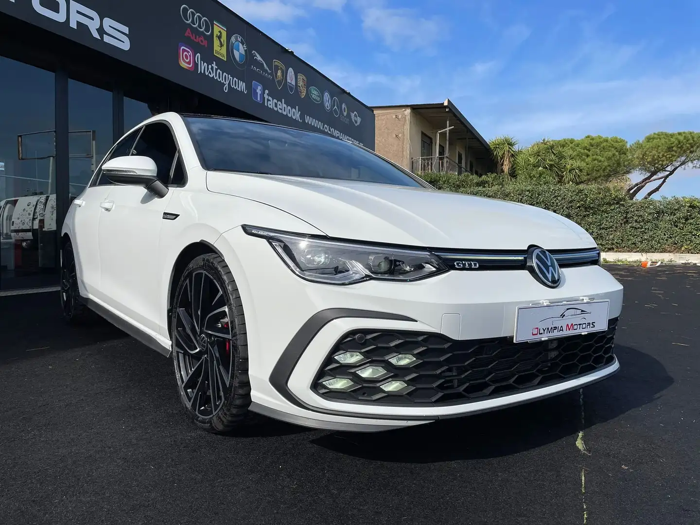 Volkswagen Golf GTD 2.0 TDI DSG NAVI 19 KAMERA MATRIX TETTO Bianco - 1