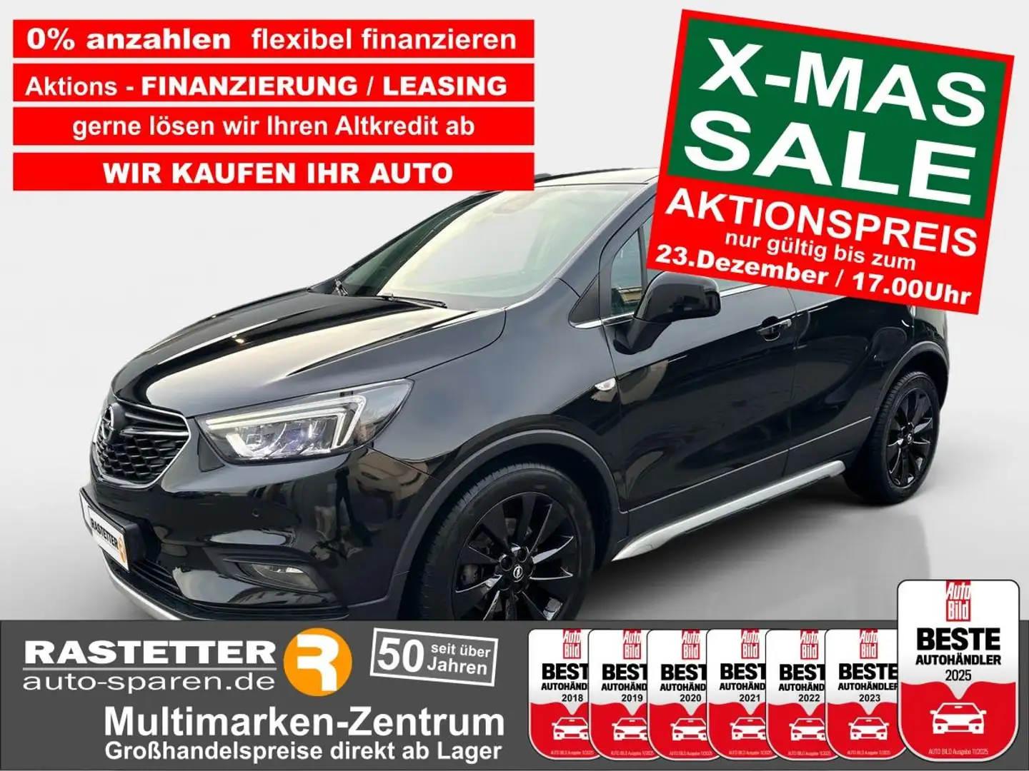 Opel Mokka X 1.4 Turbo Innovation OPC+Navi+Kamera+18Z+Privacy+W Schwarz - 1