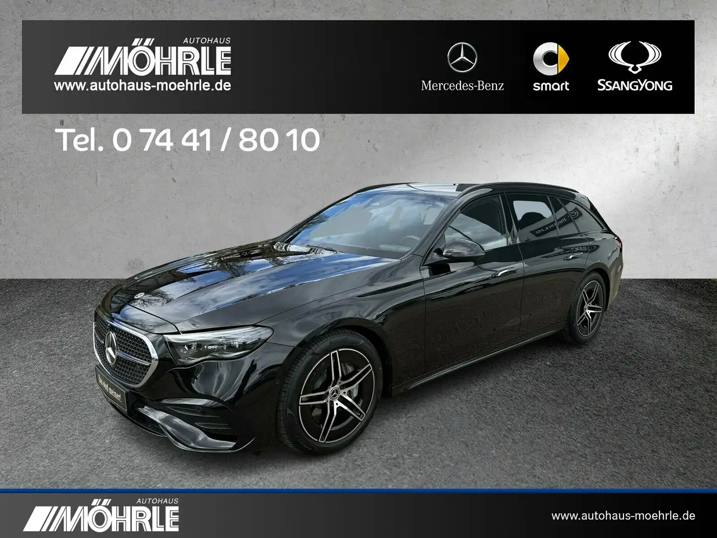 Mercedes-Benz E 200 E 200 T-Modell AMG Line Night-Paket COMAND AHK Schwarz - 2