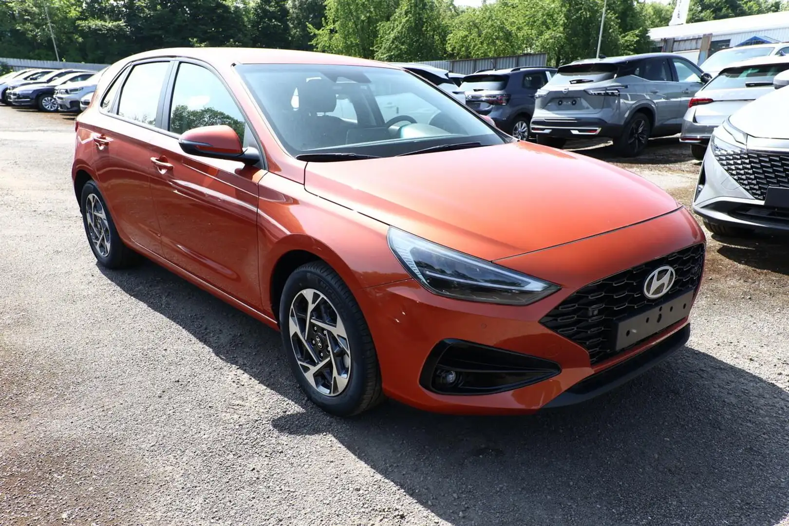 Hyundai i30 1.0 TGDI 100 Advantage LED Nav Kam PDC Temp 74 ... Orange - 2
