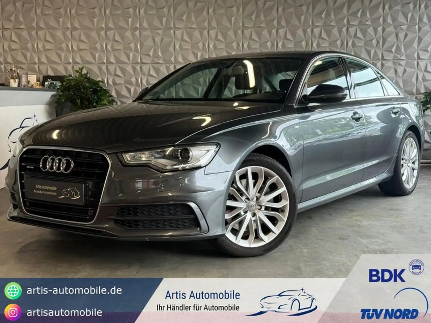 Audi A6 A6  3.0 TDI*NAVI*S-LINE*PANO*BOSE Gris - 1
