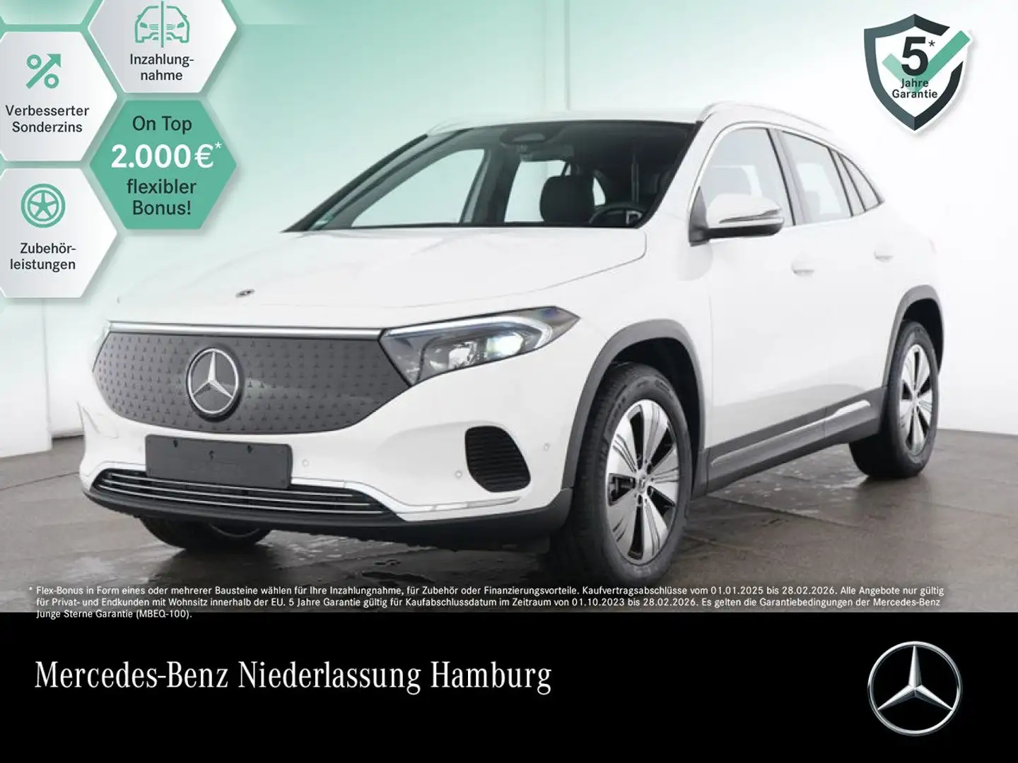 Mercedes-Benz EQA 250 PROG+ADVANCED+KAMERA+SPUR Weiß - 1