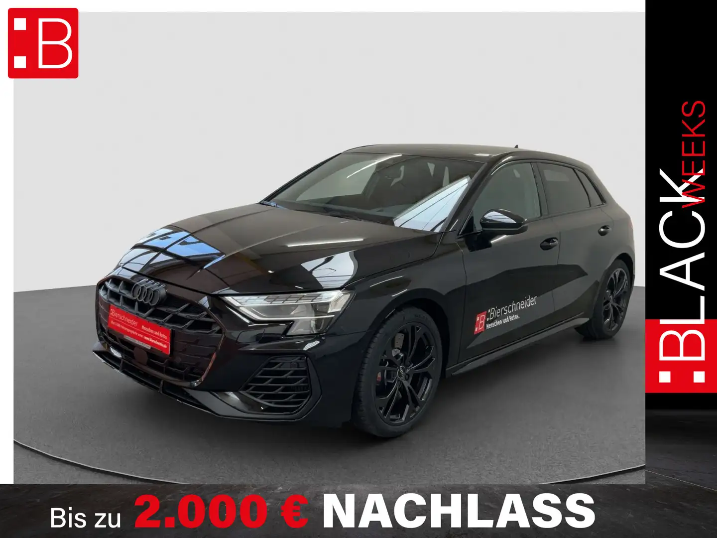 Audi S3 TFSI qu PANO SONOS HuD CAM ACC Schwarz - 1