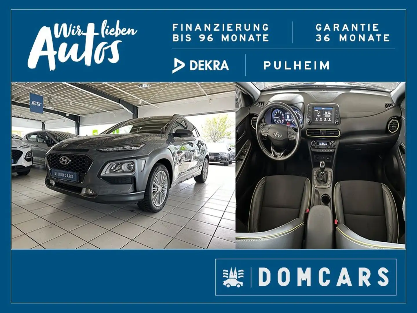 Hyundai KONA Style 2WD*GARANTIE+AHK+ASSISTENTEN+CARPLAY* Grau - 1
