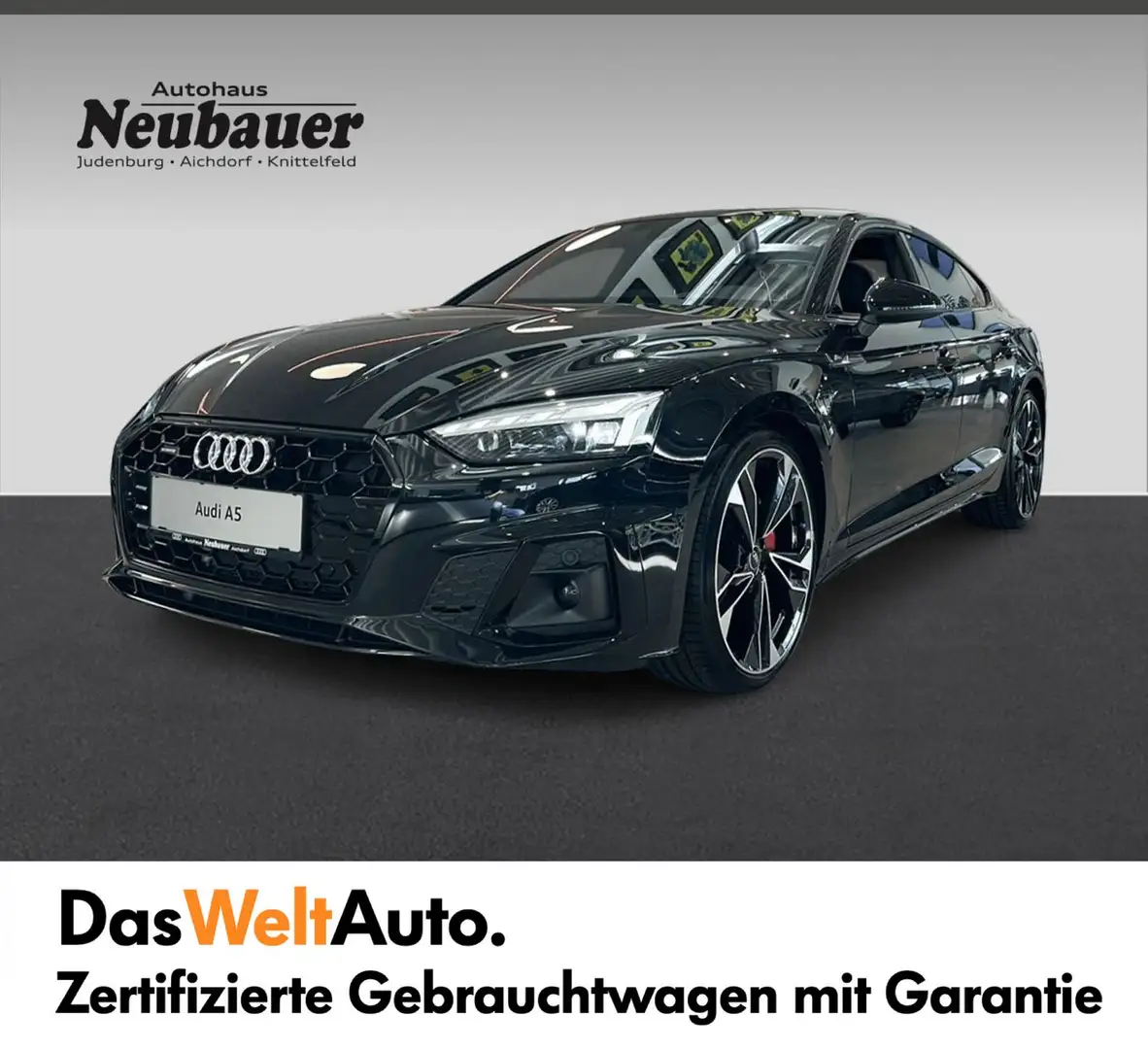 Audi A5 40 TDI quattro S line Schwarz - 1