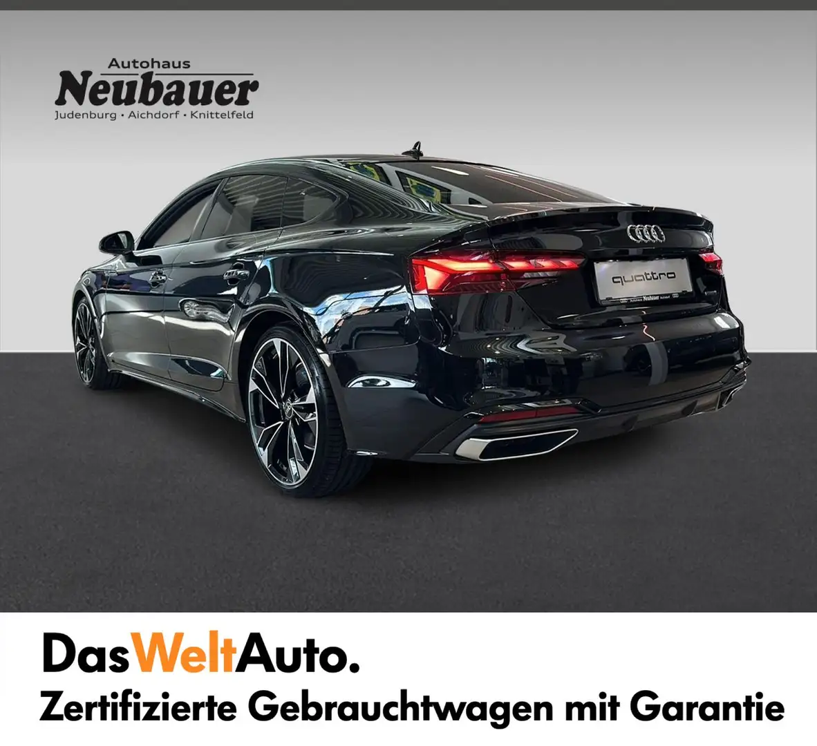 Audi A5 40 TDI quattro S line Schwarz - 2