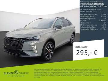 DS 7 PERFORMANCE LINE + BlueHDi 130 EAT8