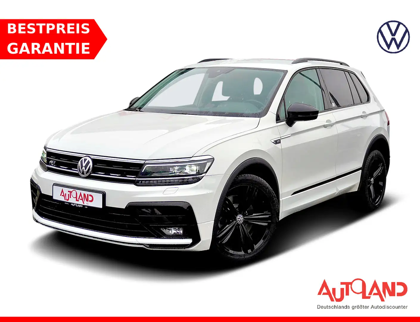 Volkswagen Tiguan 2.0 TDI R-line 4M DSG LED Navi ACC AHK Weiß - 1