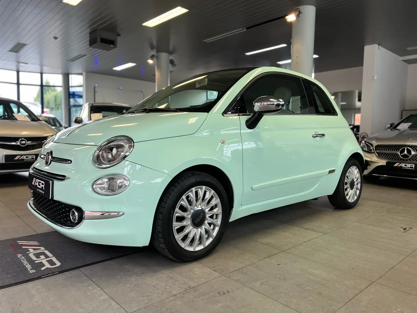 Fiat 500 GPS AIRCO JANTE GARANTIE ✅️ Vert - 1