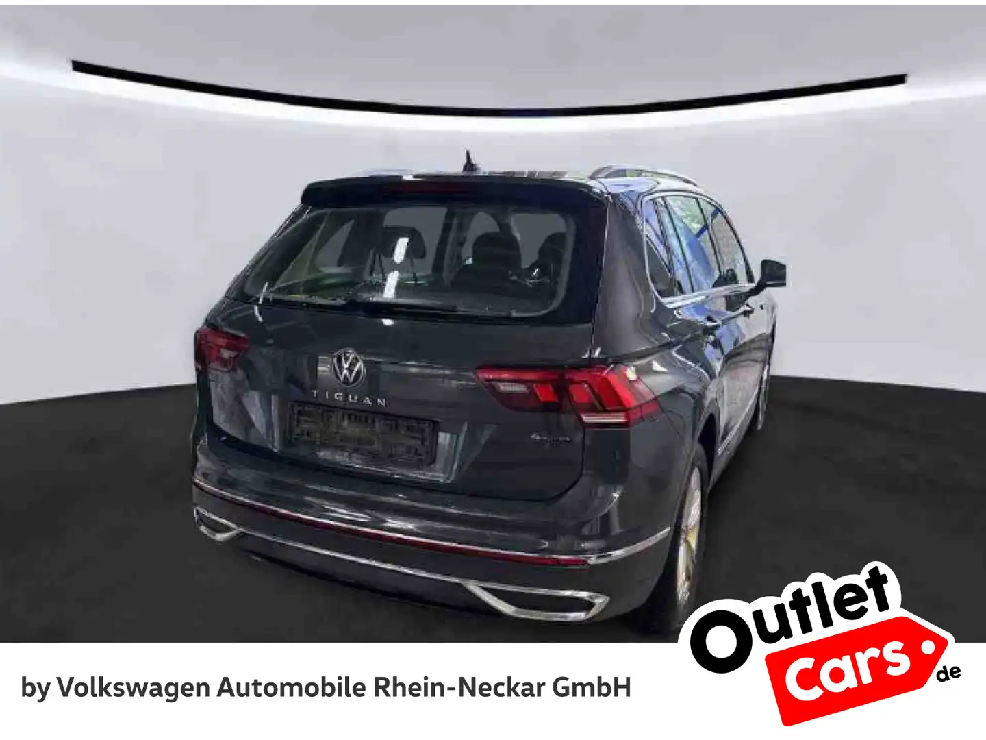 Volkswagen Tiguan 2.0 TDI Elegance DSG 4Motion Navi AHK Mat Grau - 2