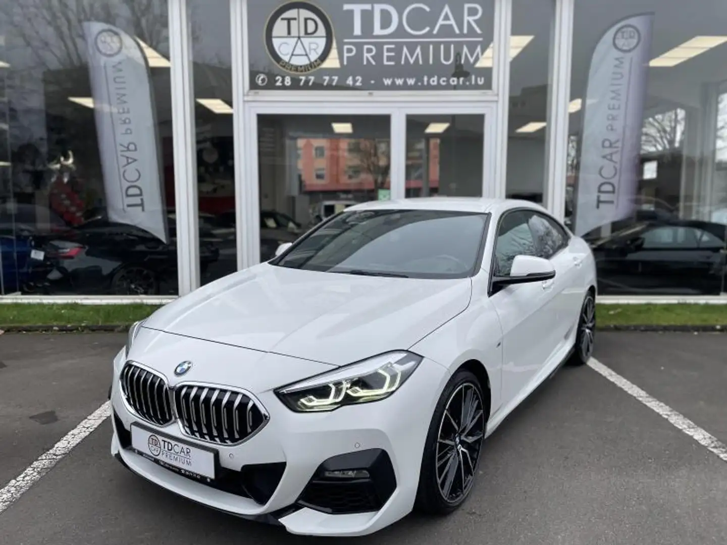 BMW 218 i Gran Coupe M Sport Auto Blanc - 1