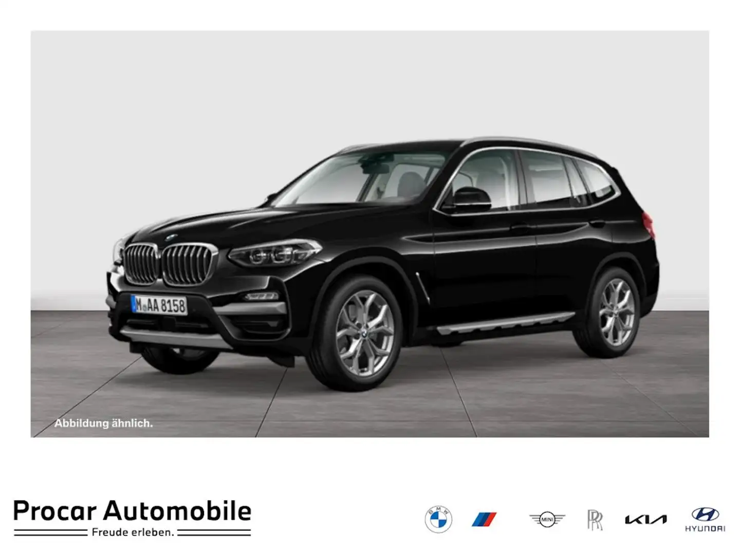 BMW X3 xDrive20d X LINE+AHK+ACC+HUD+NAVI PROF+SPORTSITZE+ Schwarz - 1