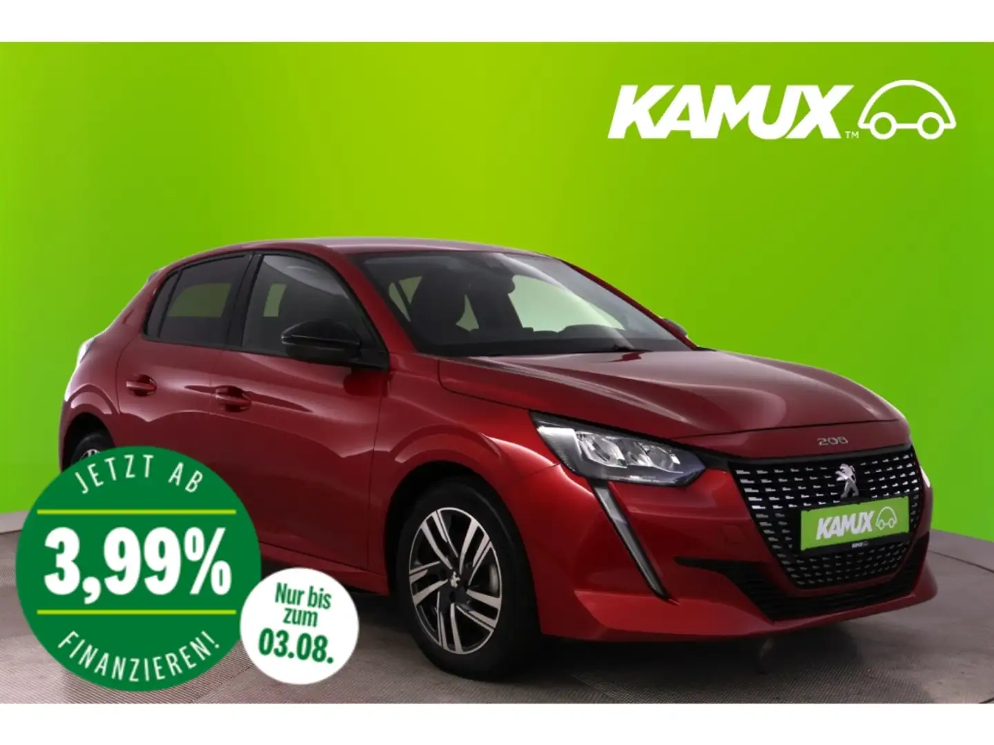 Peugeot 208 1.2 PureTech Allure+LED+NAVI+PDC+KLIMA Red - 1