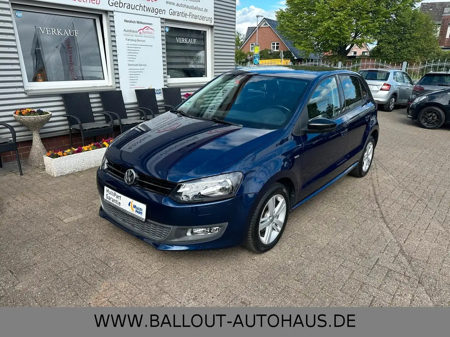 Volkswagen Polo V Match BlueMotion*2.HAND*KLIMA*TEMPO*SHZ* Blau - 2