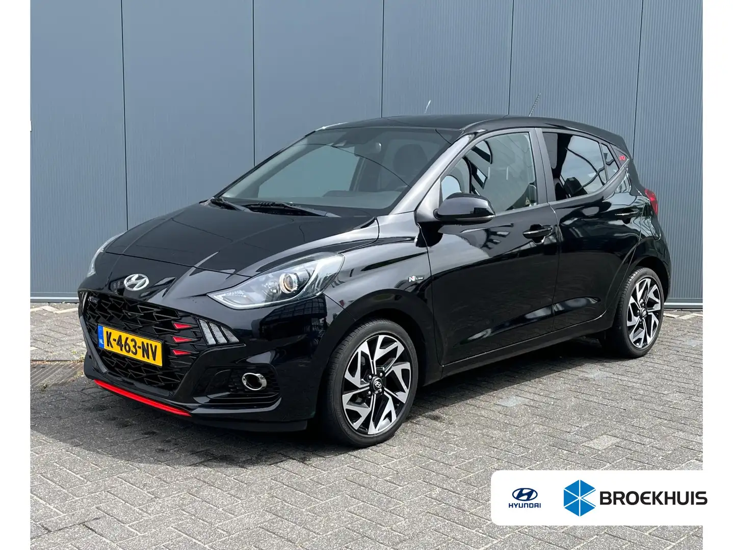 Hyundai i10 1.0 T-GDi 100pk N-Line Camera | Carplay | Cruise c Negro - 1